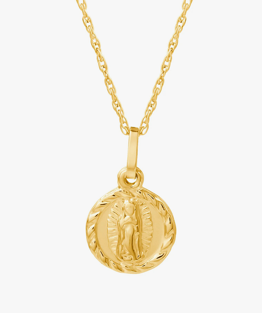 Kids Collection Virgin Mary Pendant Necklace Girl's