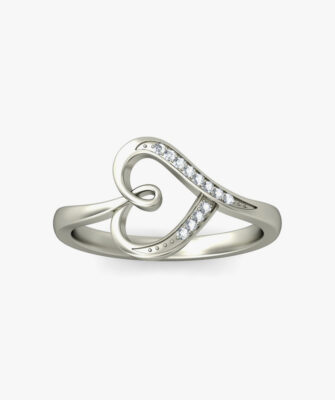 Dishis 14k /18k White Gold Diamond Ring for Women